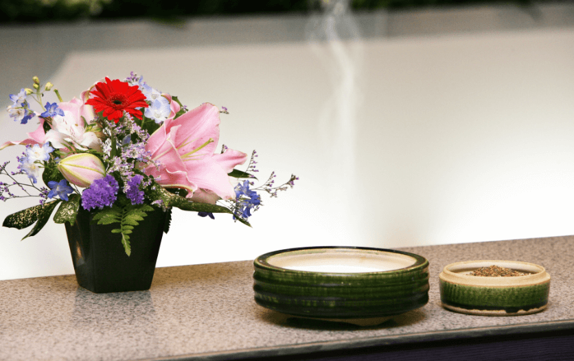 火葬場でのご葬儀の様子