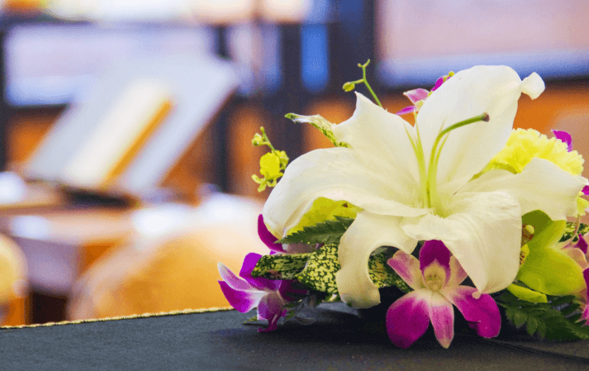 ご希望とされる場所でのご葬儀の様子